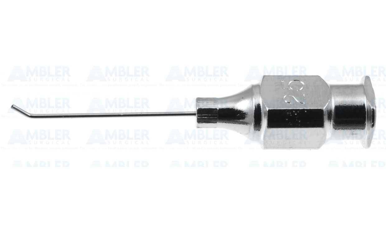 Knolle Anterior Chamber Irrigating Cannula, Angled Tip, 2.0 Mm, 30 Gauge, 3/4" (1.9 Cm)